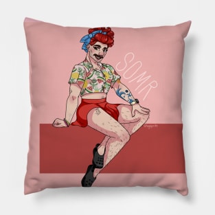 Pin-Up Girl Julien (Somr) Pillow