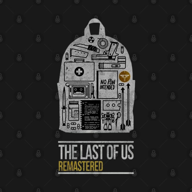 The Last of Us Ellie's backpack design by Blue Button