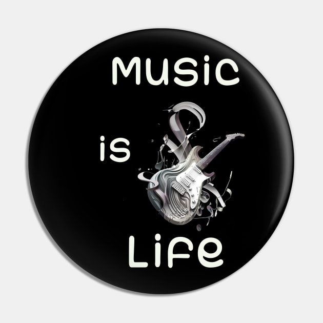 Music is life black ' Pin by Gingerbrunette