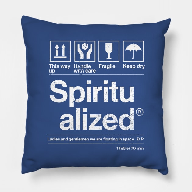 Spiritualized - Handle with care fanmade Pillow by fuzzdevil