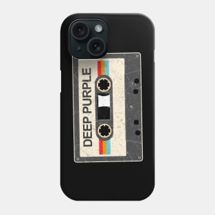 kurniamarga vintage cassette tape deep Purple Phone Case