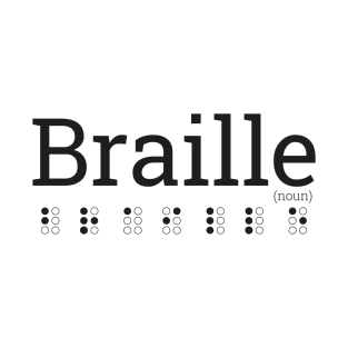 Braille(noun) T-Shirt