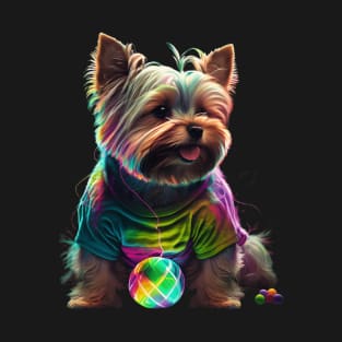 Neon Yorkie 2 T-Shirt