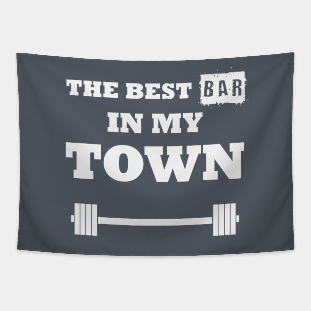 The Best Bar In My Town Tapestry by MaorBen