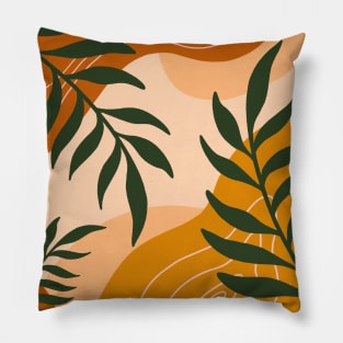 Abstract Botanical Art Pillow