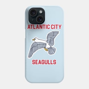 Atlantic City Seagulls )( Retro Throwback Basketball Team Phone Case