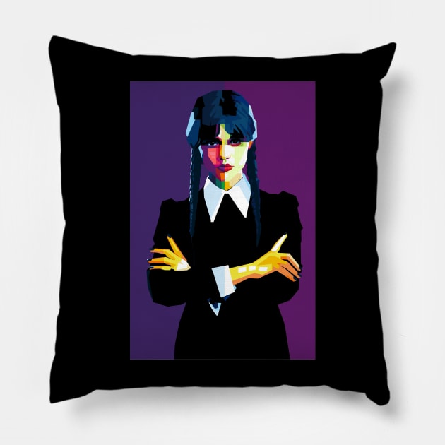 Wednesday Pillow by WPAP46