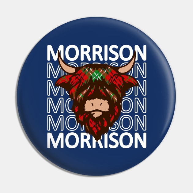 Clan Morrison - Hairy Coo Pin by Taylor'd Designs