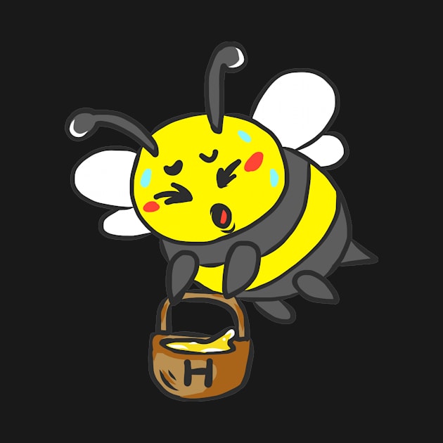 Bumblebee for fat Funny gift bee love for animals by KK-Royal