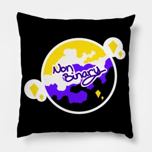 Pride Planet - Enby Pillow