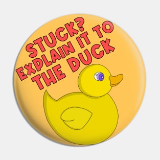 Stuck? Explain it to the Duck Pin