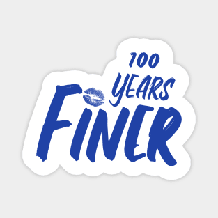 Zeta 100 Years Since 1920 Finer Cute Black Greek Apparel Magnet