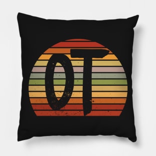 OT Occupational Therapy Therapist Month Gift product Pillow