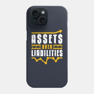 Accountant Accounting student financial graduate gift present Phone Case