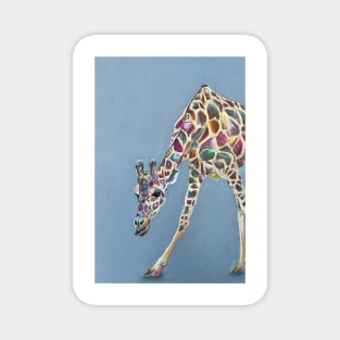 Colourful Giraffe Magnet