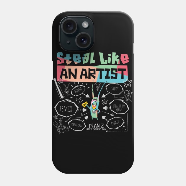 steal like an artist Phone Case by BAJAJU