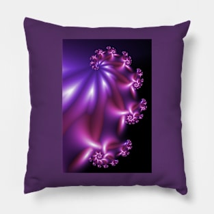 Pink and purple abstract Pillow