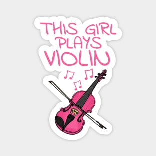 This Girl Plays Violin, Female Violinist Magnet