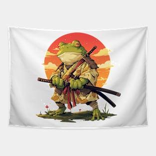 samurai frog Tapestry