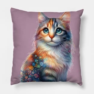 The Doodle Cat Pillow