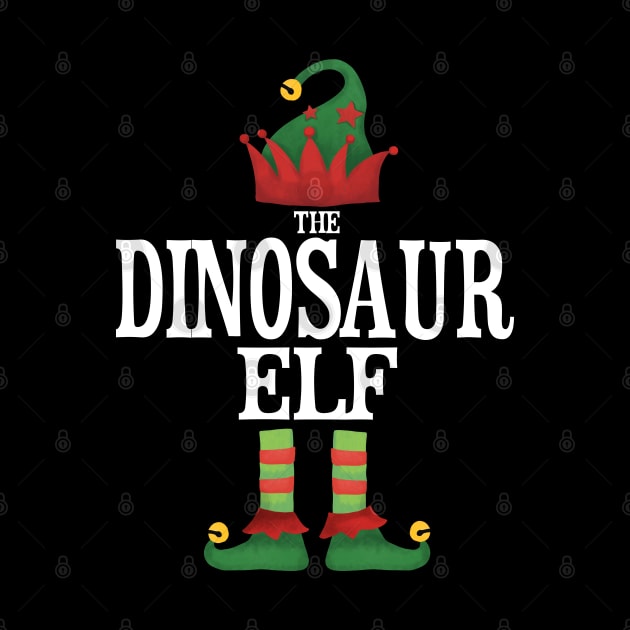 Dinosaur Elf Matching Family Group Christmas Party Pajamas by uglygiftideas