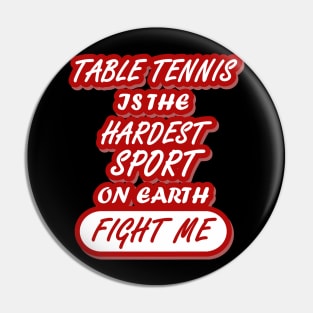 Table Tennis Reaction Women Sports Smiting Team Pin
