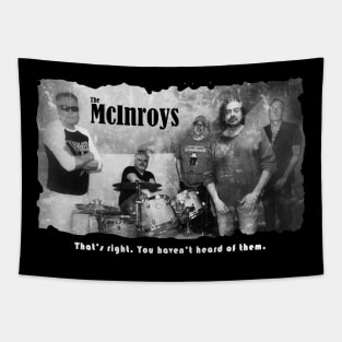 The McInroys - Black or Dark Shirt Tapestry