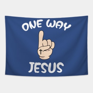 One Way Jesus 2 Tapestry