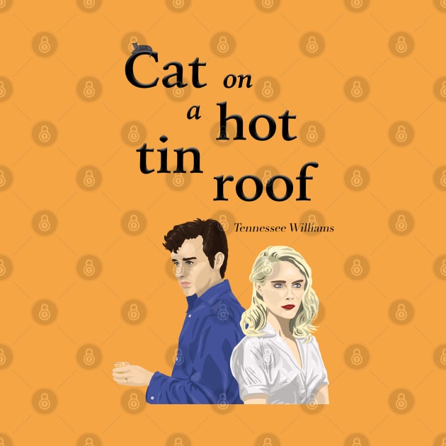 Cat On A Hot Tin Roof Theatre Illustration by Wayne Brant Images