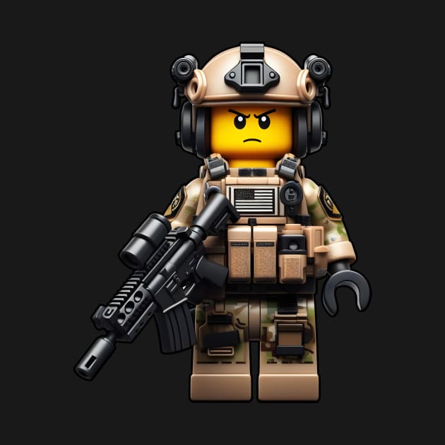 Tactical LEGO by Rawlifegraphic