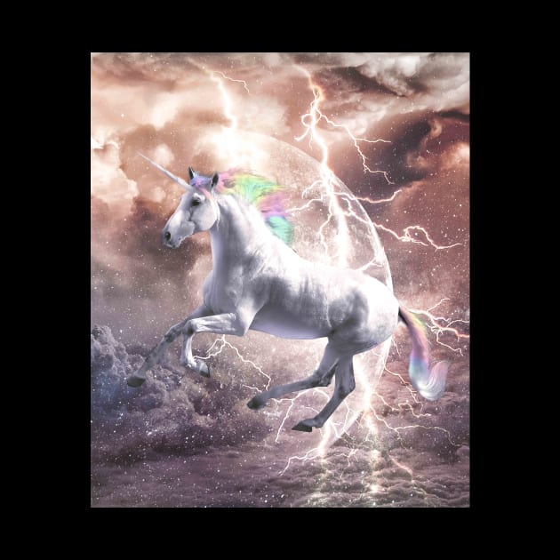 Epic Lightning Unicorn by Random Galaxy