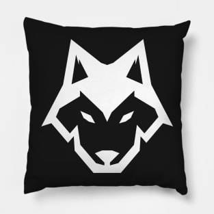 Abstract Wolf Head Pillow