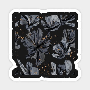 Shadow Flowers Magnet