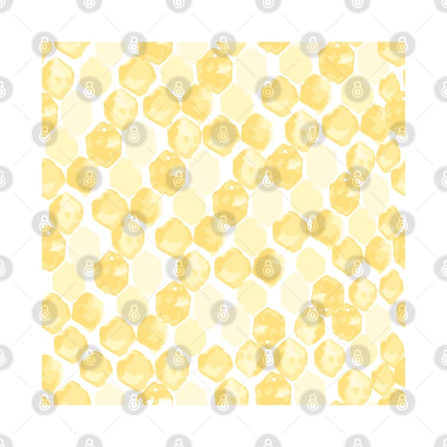 Watercolor Honeycomb | Pattern Design by Harpleydesign