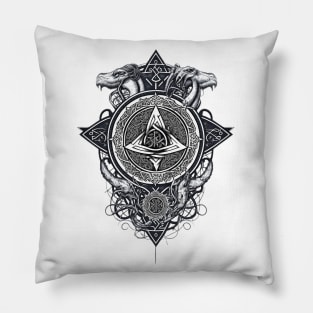 Mystical fantasy art. Pillow