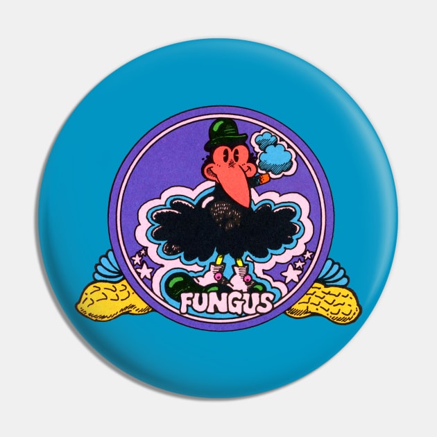 Fungus Crow Pin by Durvin