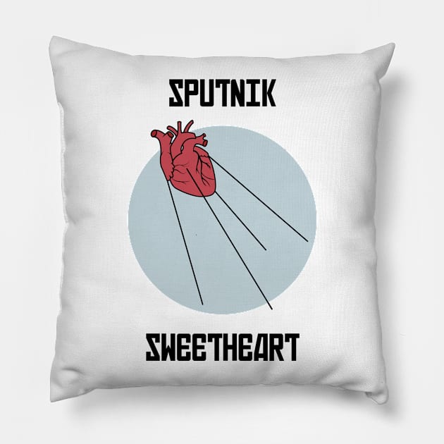 Sputnik Sweetheart Pillow by PauEnserius