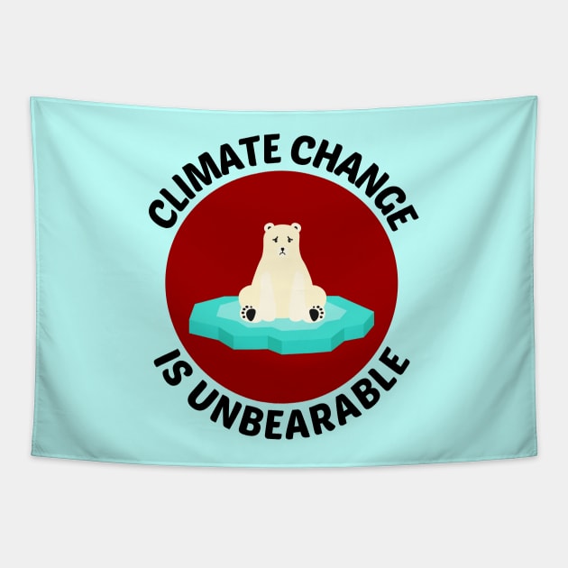 Climate Change is Unbearable Tapestry by Allthingspunny