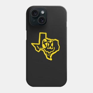 TX Eyes Texas Grunge Smiling Face Phone Case