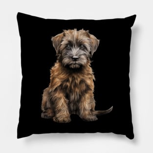 Puppy Briard Pillow