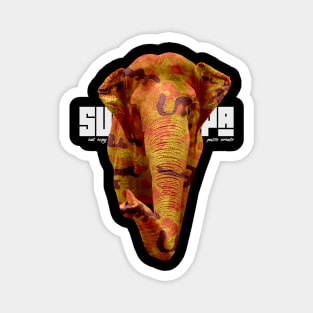 The elephant camo Magnet