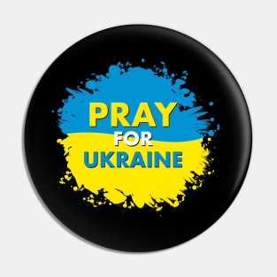 Pray For Ukraine Ukraine Support T shirt Pin