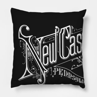 Vintage New Castle, PA Pillow