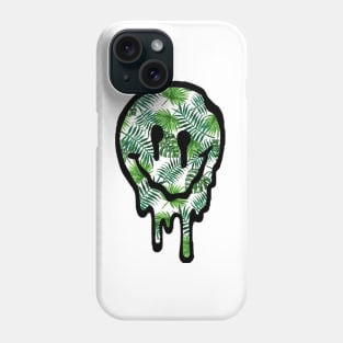 Palm Tree Drippy Smiley Face Phone Case