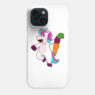 Unicorn with Carrot Phone Case