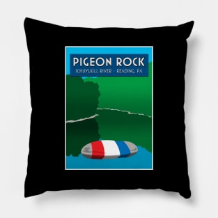 Pigeon Rock - Schuylkill River Pillow