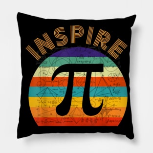 Inspire Pi 314 Math Teacher Pi National Day Funny Gift Pillow