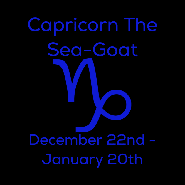 Capricorn The Sea-Goat, Zodiac by Celtic Morrigan