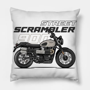 Street Scrambler 900 - White Pillow