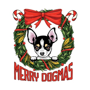 Merry Dogmas Christmas Chihuahua Dog Owner T-Shirt